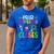 Feliz Primer Dia De Clases Kids Girl Teacher Spanish School Men's Casual T-Shirt Royal Blue
