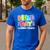Field Day Green Team For Teacher Kids Field Day Games Men's Casual T-Shirt Royal Blue