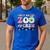 Field Zoo Trip Shirt For Teacher First Grade Crew For Men Women Kids Men's Casual T-Shirt Royal Blue