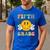 Fifth Grade Team Teachers Boys Girls Retro Smile 5th Grade Men's Casual T-Shirt Royal Blue