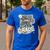 First Day Of Fifth Grade Composition Notebook Teacher Men's Casual T-Shirt Royal Blue