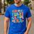 In My First Grade Era 1st Grade Teacher Back To School Men's Casual T-Shirt Royal Blue