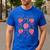 First Grade Is My Jam Strawberry First Grade Teacher Women Men's Casual T-Shirt Royal Blue