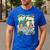 First Grade Zoo Field Trip Matching Student Teacher Class Men's Casual T-Shirt Royal Blue