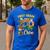 First Grade Zoo Field Trip Squad Matching Teacher Students Men's Casual T-Shirt Royal Blue