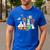 Floral Beakers Chemistry Lab Teacher Men's Casual T-Shirt Royal Blue Floral Beakers Chemistry Lab Teacher Men's Casual T-Shirt Royal Blue