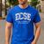 Floral ECSE Early Childhood Special Education SPED Teacher Men's Casual T-Shirt Royal Blue Floral ECSE Early Childhood Special Education SPED Teacher Men's Casual T-Shirt Royal Blue