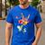 Flower American Sign Language ASL Teacher Teaching Deaf Men's Casual T-Shirt Royal Blue Flower American Sign Language ASL Teacher Teaching Deaf Men's Casual T-Shirt Royal Blue