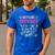 Full Heart Daycare Provider Nanny Au Pair Pre-K Teacher Men's Casual T-Shirt Royal Blue