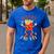 Fun Teacher Happy Fri Yay French Fries Friday Lovers Men's Casual T-Shirt Royal Blue