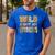 Fun Zoo Animal Print Teacher Shirts Wild About My Students Men's Casual T-Shirt Royal Blue Fun Zoo Animal Print Teacher Shirts Wild About My Students Men's Casual T-Shirt Royal Blue
