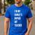 Funny Art Teacher Men's Casual T-Shirt Royal Blue