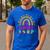Future Kids Career Teacher Rainbow Boy Girl Graduations Men's Casual T-Shirt Royal Blue Future Kids Career Teacher Rainbow Boy Girl Graduations Men's Casual T-Shirt Royal Blue