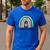 Future Teacher Cute Rainbow Leopard Teacher Outfit For Men Women Girls Kids Men's Casual T-Shirt Royal Blue