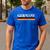 Germany Vintage Men's Casual T-Shirt Royal Blue