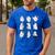 Ghost Science Teacher Chemistry Laboratory Halloween Costume Men's Casual T-Shirt Royal Blue Ghost Science Teacher Chemistry Laboratory Halloween Costume Men's Casual T-Shirt Royal Blue
