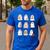 Ghost Speech Therapy Teacher Spooky Season Halloween Men's Casual T-Shirt Royal Blue