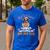 This Girl Loves Watermelon And Her Boston Terrier Dog Mother Men's Casual T-Shirt Royal Blue