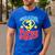 Grade 3 Super Squad Superhero Teacher Team Men Women Girls Kids Men's Casual T-Shirt Royal Blue