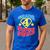 Grade 4 Super Squad Superhero Teacher Team Men's Casual T-Shirt Royal Blue Grade 4 Super Squad Superhero Teacher Team Men's Casual T-Shirt Royal Blue