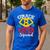 Grade 8 Super Squad Superhero Teacher Team Men's Casual T-Shirt Royal Blue
