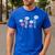 Grammar Teacher Wait What Stop It I Agree Humor Men's Casual T-Shirt Royal Blue