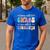 Groovy Some Call It Chaos We Call It Kindergarten Teacher Men's Casual T-Shirt Royal Blue