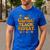 Groovy Coffee Teach Repeat Retro Teacher Men's Casual T-Shirt Royal Blue Groovy Coffee Teach Repeat Retro Teacher Men's Casual T-Shirt Royal Blue