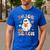 Groovy Halloween Trick Or Teach Retro Floral Ghost Teacher Men's Casual T-Shirt Royal Blue Groovy Halloween Trick Or Teach Retro Floral Ghost Teacher Men's Casual T-Shirt Royal Blue
