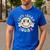 Groovy Retro Lets Learn Today Teacher Student Back To School Men's Casual T-Shirt Royal Blue