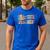 Groovy Substitute Teacher Retro Teacher Back To School Men's Casual T-Shirt Royal Blue