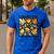 Growth Not Perfection Abstract Florals SPED Teacher Men's Casual T-Shirt Royal Blue Growth Not Perfection Abstract Florals SPED Teacher Men's Casual T-Shirt Royal Blue