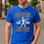 Halloween Lets Eat Kids Punctuation Teacher Men's Casual T-Shirt Royal Blue