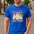 Halloween Floral Ghost Teacher Are You Falloween Directions Men's Casual T-Shirt Royal Blue Halloween Floral Ghost Teacher Are You Falloween Directions Men's Casual T-Shirt Royal Blue