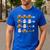 Halloween Math Teacher Men Women Order Of Operations Men's Casual T-Shirt Royal Blue