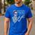 Halloween Math Teacher Skeleton Six Seven Meme Brainrot Men's Casual T-Shirt Royal Blue Halloween Math Teacher Skeleton Six Seven Meme Brainrot Men's Casual T-Shirt Royal Blue