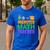 Halloween Monster Math Teacher Men Women Men's Casual T-Shirt Royal Blue Halloween Monster Math Teacher Men Women Men's Casual T-Shirt Royal Blue