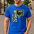 Halloween Skeleton 67 Meme Square Root 4489 Math Teacher Men's Casual T-Shirt Royal Blue