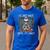 Halloween Teacher I'Ll Just Wait Until It's Quiet Women Men's Casual T-Shirt Royal Blue