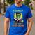 Halloween Teacher Librarian Frankenstein Reading Books Men's Casual T-Shirt Royal Blue Halloween Teacher Librarian Frankenstein Reading Books Men's Casual T-Shirt Royal Blue