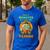 Halloween Teacher Librarian Monster Reading Books Men Women Kids Men's Casual T-Shirt Royal Blue Halloween Teacher Librarian Monster Reading Books Men Women Kids Men's Casual T-Shirt Royal Blue