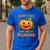 Halloween Teacher Librarian Pumpkin Reading Books Men Women Kids Men's Casual T-Shirt Royal Blue Halloween Teacher Librarian Pumpkin Reading Books Men Women Kids Men's Casual T-Shirt Royal Blue