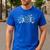 Hanukkah Leopard Plaid Teacher Chanukah Jewish Women Men Men's Casual T-Shirt Royal Blue