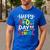 Happy 100th Day Of School 100 Days Of School Teacher Student Men's Casual T-Shirt Royal Blue