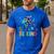 Happy First Day Of School Fish Rainbows Teacher Be Kind Men's Casual T-Shirt Royal Blue