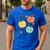 Happy To See Your Face Teacher Apple Men's Casual T-Shirt Royal Blue Happy To See Your Face Teacher Apple Men's Casual T-Shirt Royal Blue