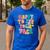 Happy To See Your Face Teacher Disco Ball Back To School Men's Casual T-Shirt Royal Blue