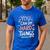 You Can Do Hard Things Test Day Teacher Kids Men's Casual T-Shirt Royal Blue