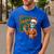 Haunted By 6-7 Six Seven 67 Math Teacher Halloween Skeleton Men's Casual T-Shirt Royal Blue