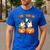Haunted By 67 Boo Ghost Pumpkin Halloween Teacher Men's Casual T-Shirt Royal Blue Haunted By 67 Boo Ghost Pumpkin Halloween Teacher Men's Casual T-Shirt Royal Blue